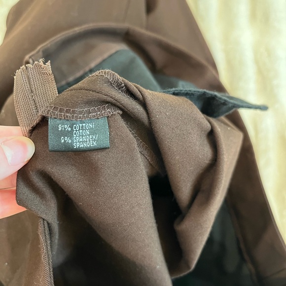 Lafayette 148 New York‎ Brown Dress Pants Size 12 - Picture 6 of 10
